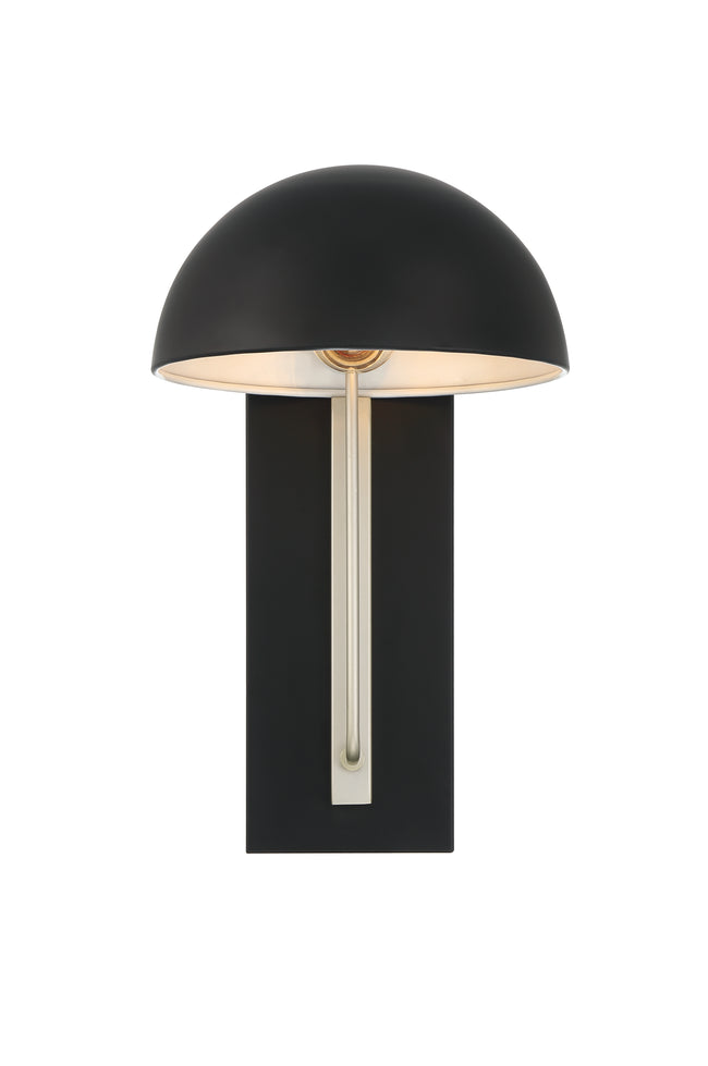 ZA4914-MNSA - Kahn 1 Light 17" High Outdoor Wall Lantern - Midnight / Satin Aluminum