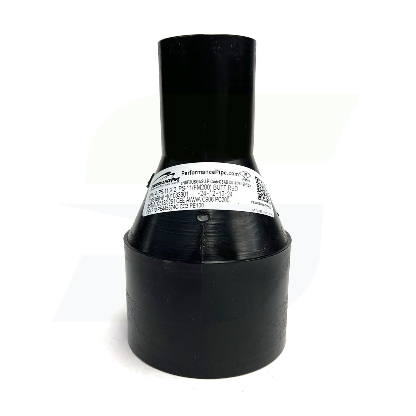 1006466 - 4" x 2" IPS Molded HDPE Gas Butt Reducer