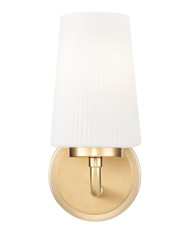 7005-1S-MGLD - Montford 1 Light Wall 10" Sconce - Modern Gold