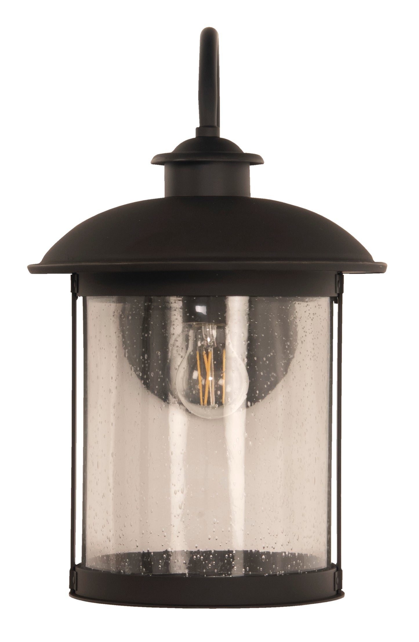 ZA3224-DBG - O'Fallon 1 Light 18" High Outdoor Wall Lantern - Dark Bronze Gilded