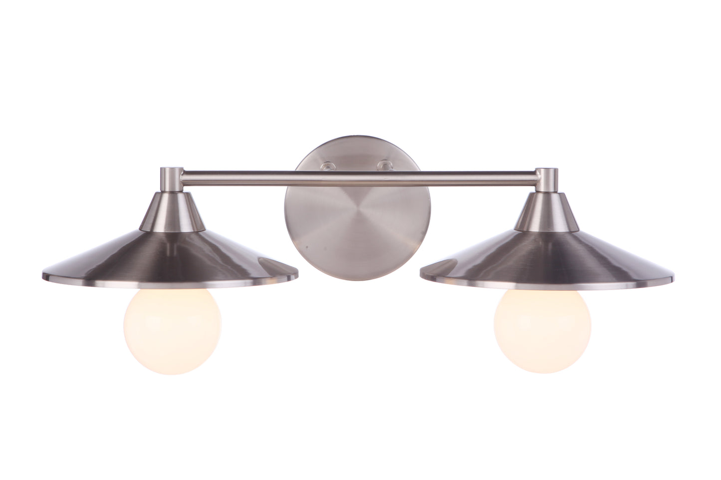 12519BNK2 - Isaac 2 Light 19" Wide Vanity Light - Brushed Nickel