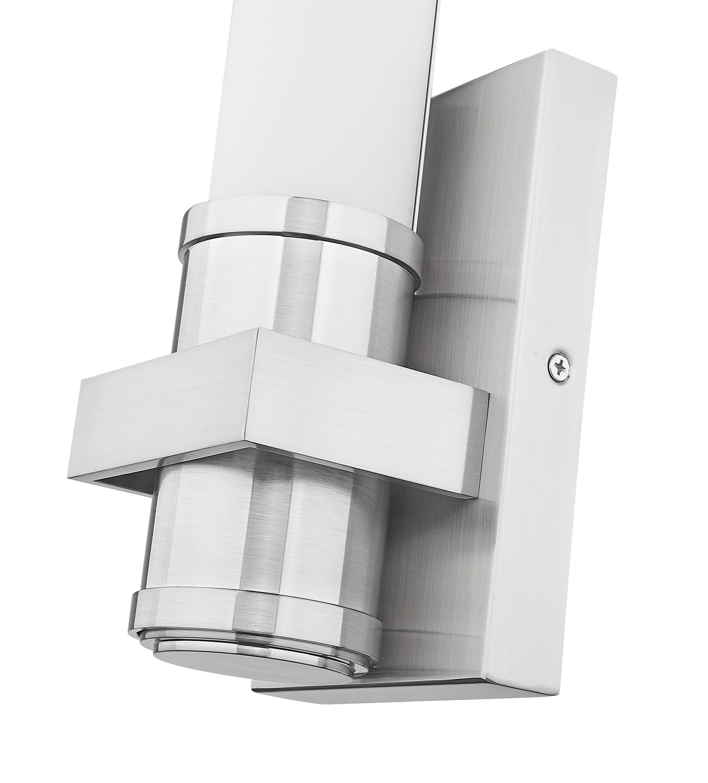 1019-1S-BN-LED - Idris 1 Light Wall 16" Sconce - Brushed Nickel