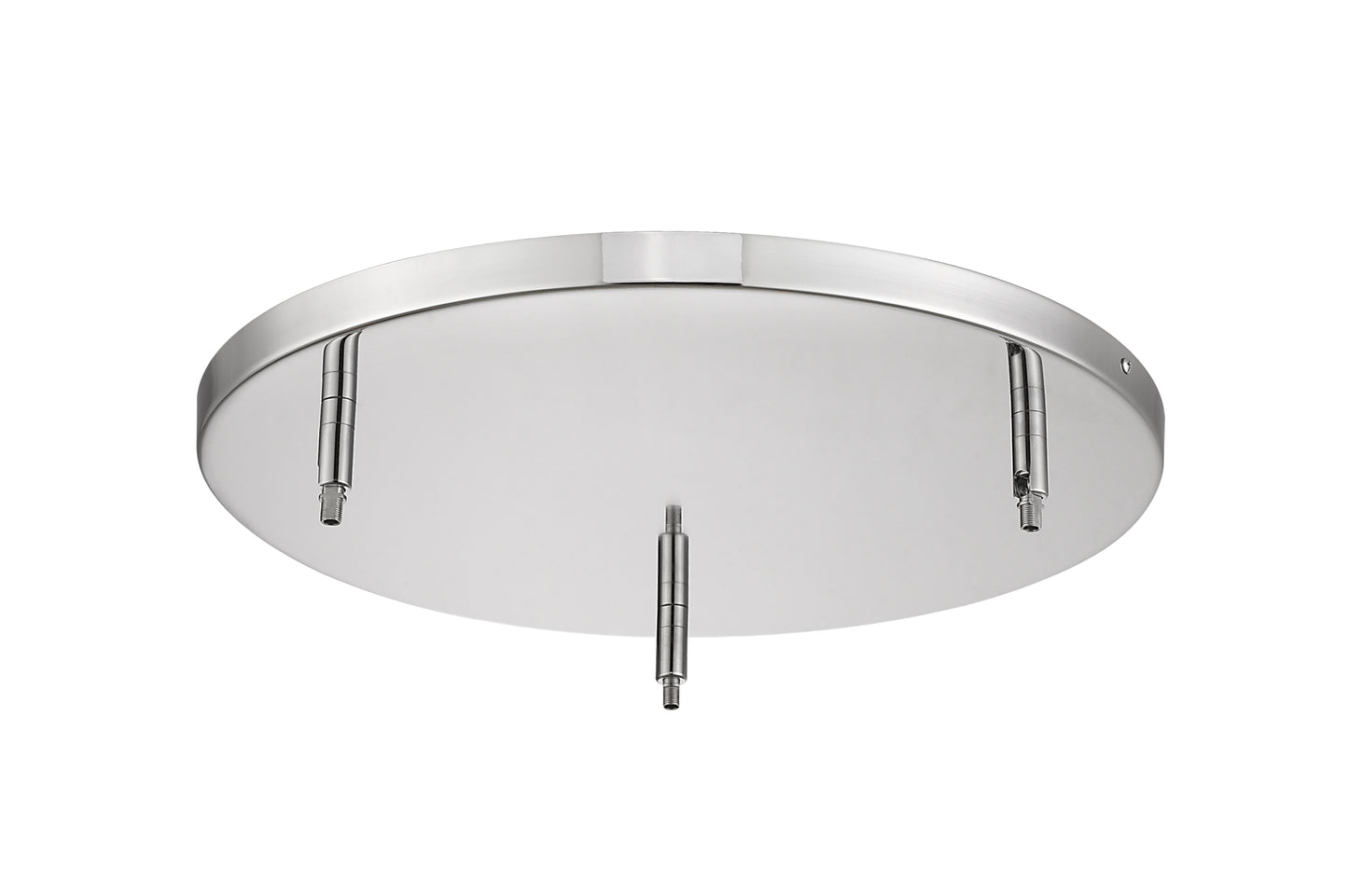CP1803-CH - Multi Point Canopy 3 Light Ceiling 18" Plate - Chrome