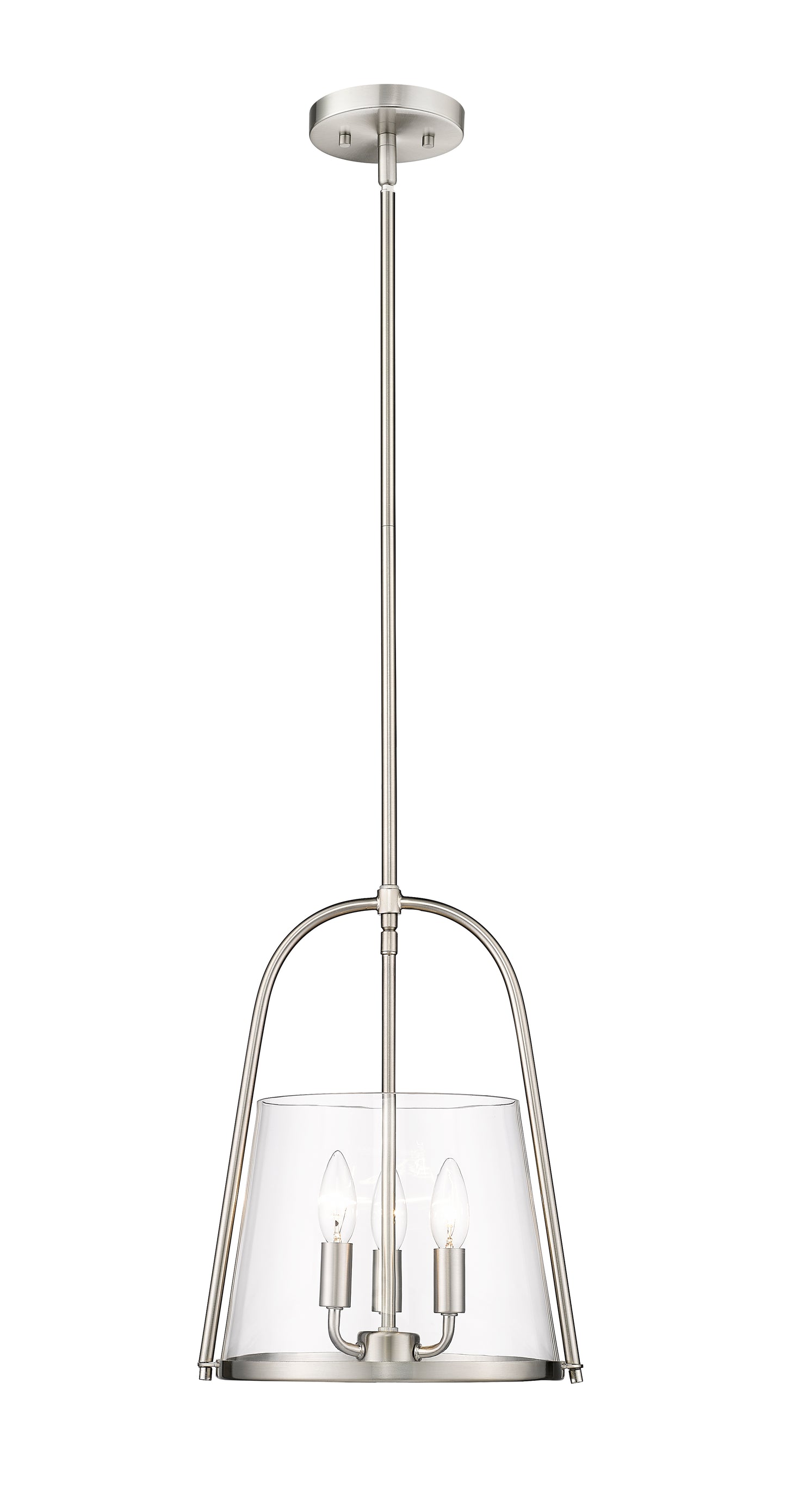 3041P12-BN - Archis 3 Light 12" Pendant - Brushed Nickel