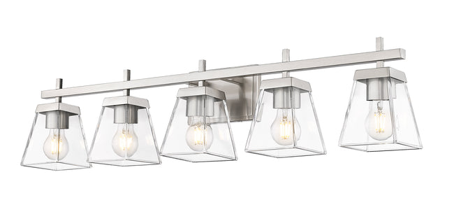 819-5V-BN - Lauren 5 Light 39" Vanity - Brushed Nickel