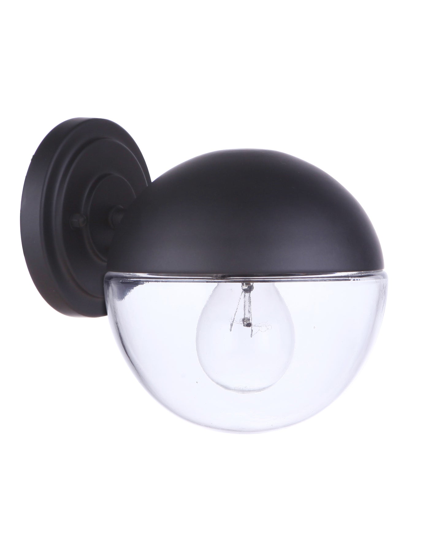 ZA3404-MN - Evie 1 Light 7.25" High Outdoor Wall Lantern - Midnight