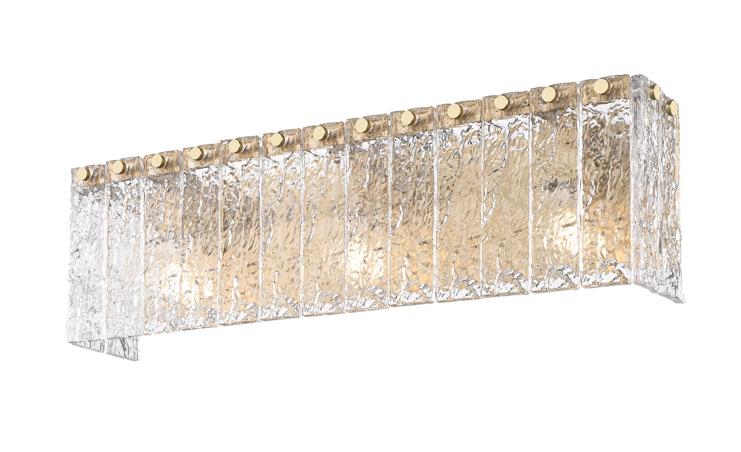 1943-3V-MGLD - Glacier 3 Light 24" Vanity - Modern Gold