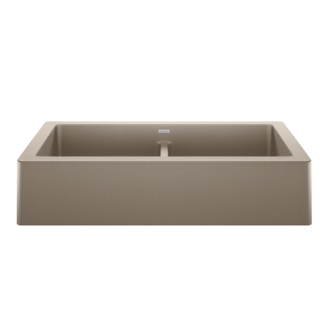 526553 - 33" Vintera Double Bowl Apron-Front Farmhouse Sink - Truffle