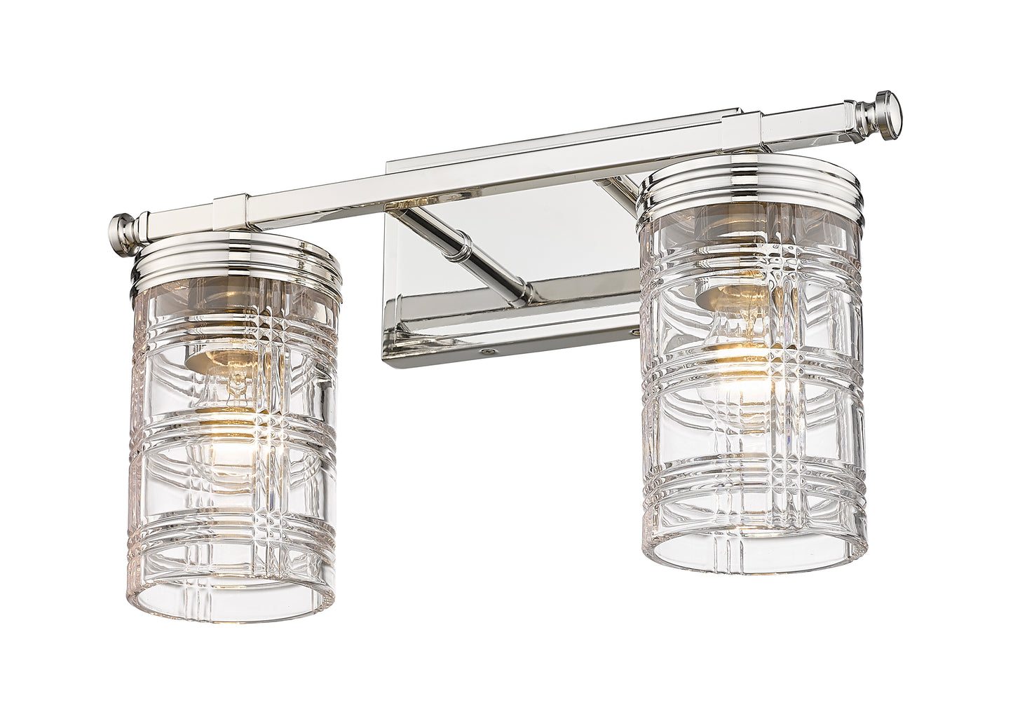 344-2V-PN - Archer 2 Light 18" Vanity - Polished Nickel