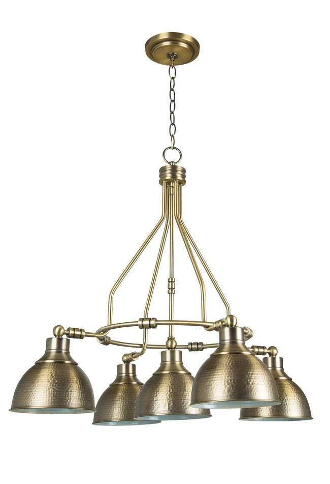 35925-LB - Timarron 5 Light 30" Wide Chandelier - Legacy Brass