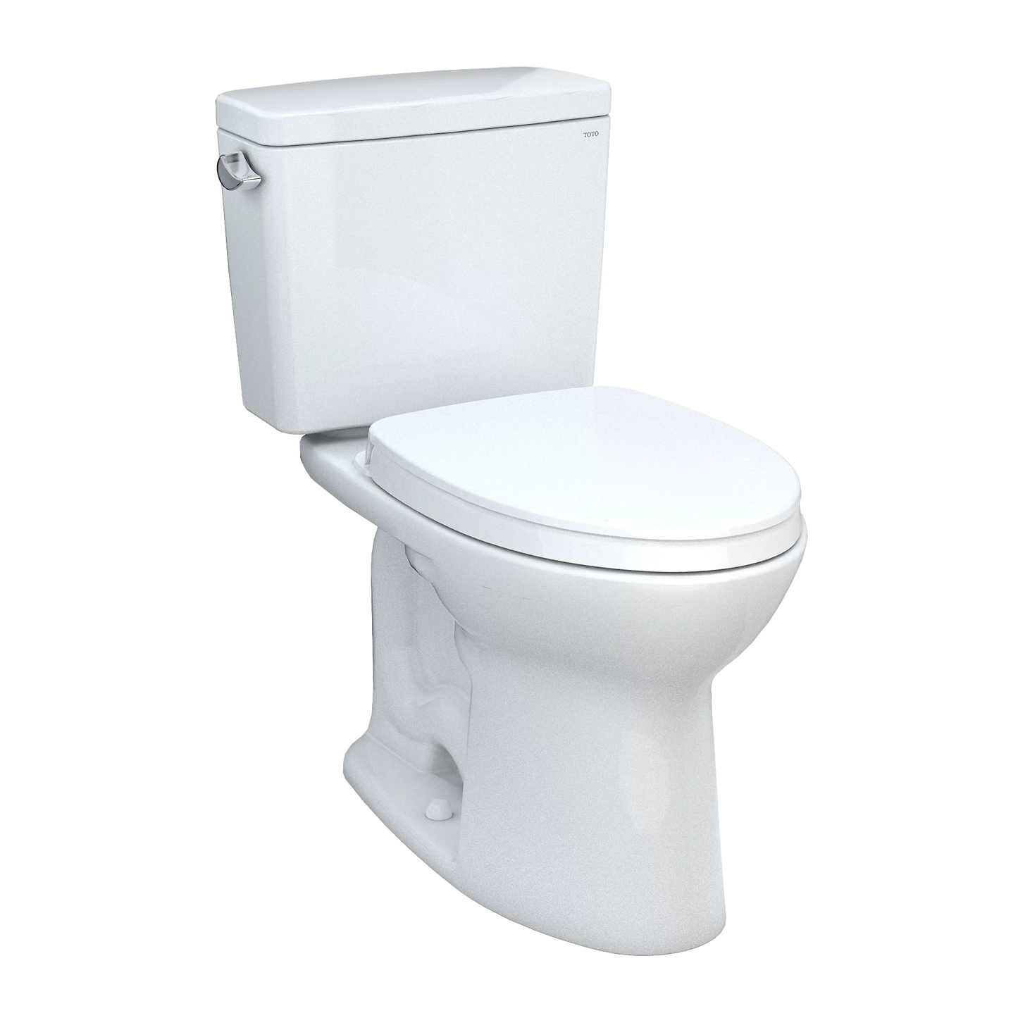 MS776124CSFG.10#01 - Drake Two-Piece 10" Toilet with Seat - Cotton White
