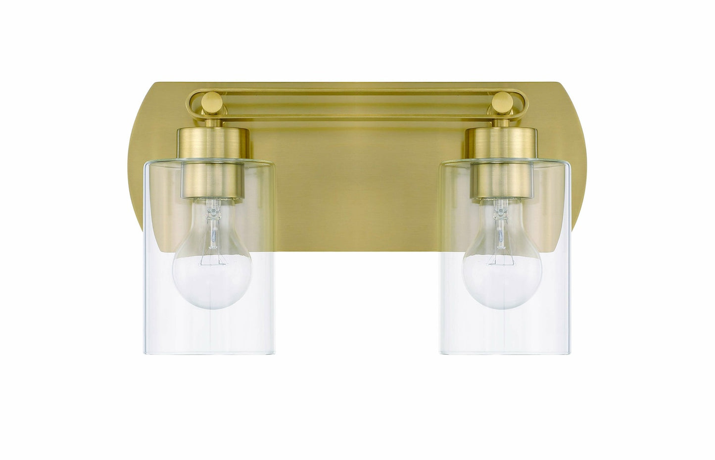 17614SB2 - Hendrix 2 Light 14" Wide Vanity Light - Satin Brass