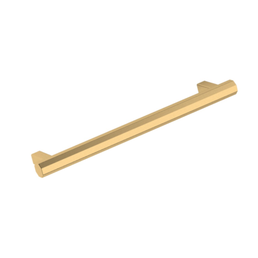 4418044 - 6" Centers - Octagonal Pull - Satin Brass