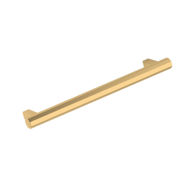 4418044 - 6" Centers - Octagonal Pull - Satin Brass