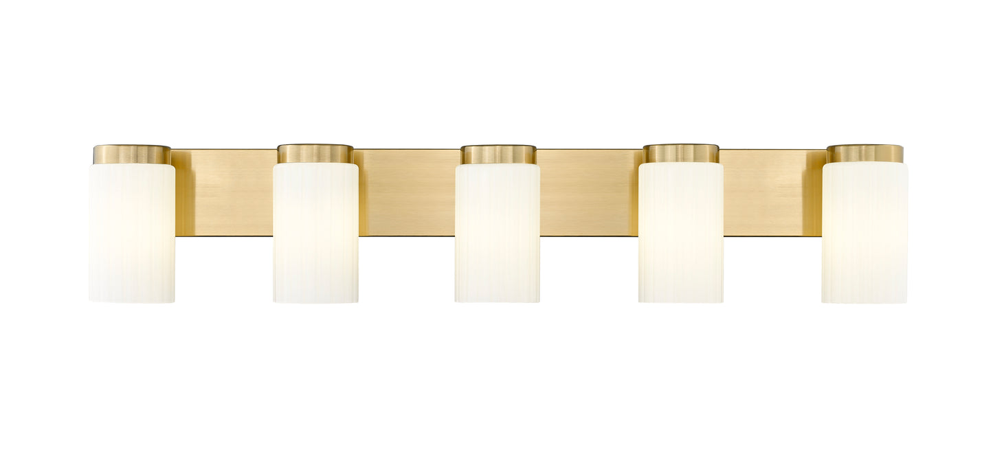 746-5V-LG - Burk 5 Light 38" Vanity - Luxe Gold