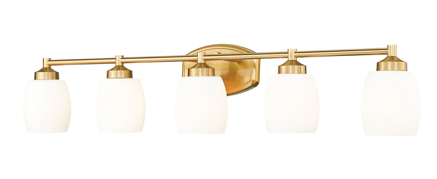 745-5V-LG - Kendrick 5 Light 39" Vanity - Luxe Gold