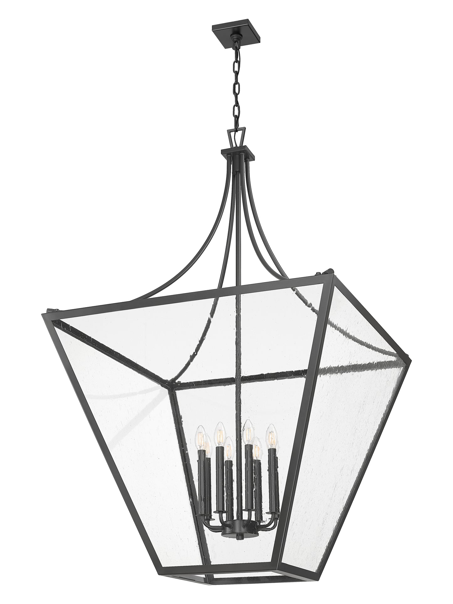 1961-8IO - Montalcino 8 Light 32" Chandelier - Iron Ore