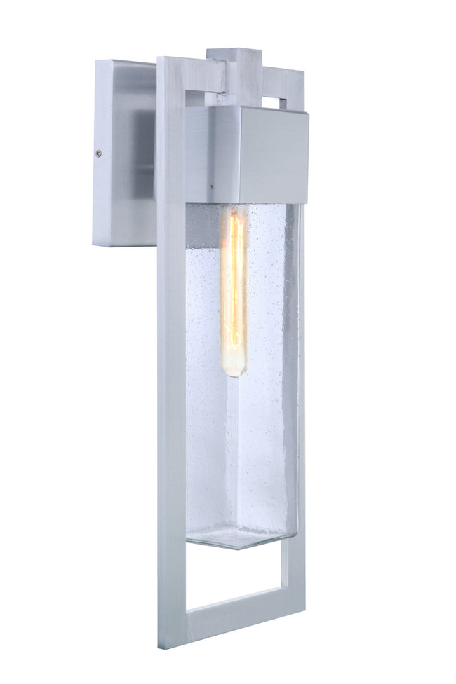 ZA4024-SA - Perimeter 1 Light 22" High Outdoor Wall Lantern - Satin Aluminum