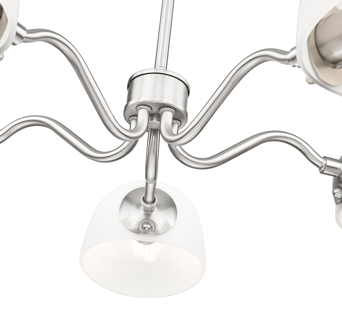 3048-5BN - Breton 5 Light 33" Chandelier - Brushed Nickel