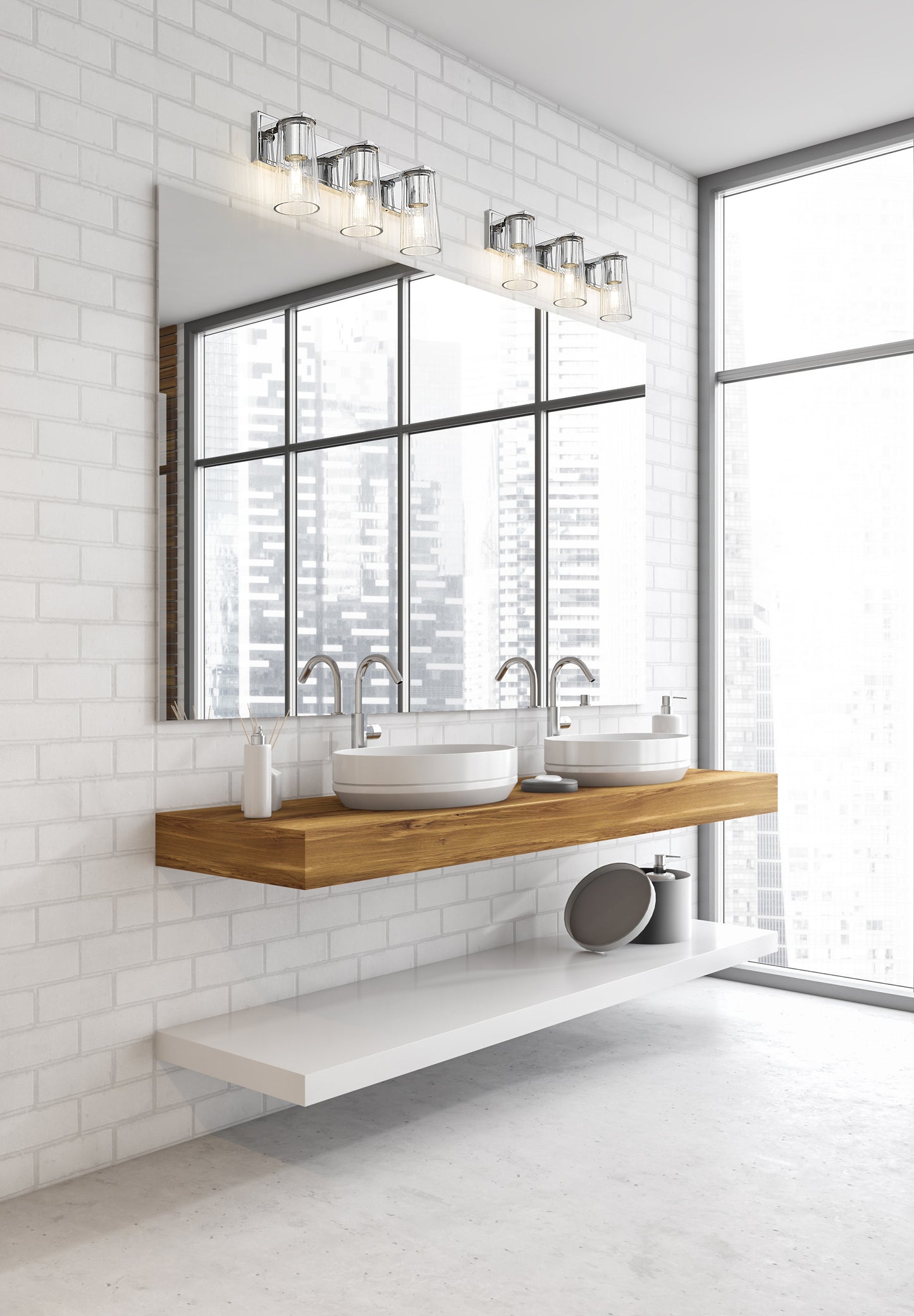 826-3V-CH - Titus 3 Light 24" Vanity - Chrome