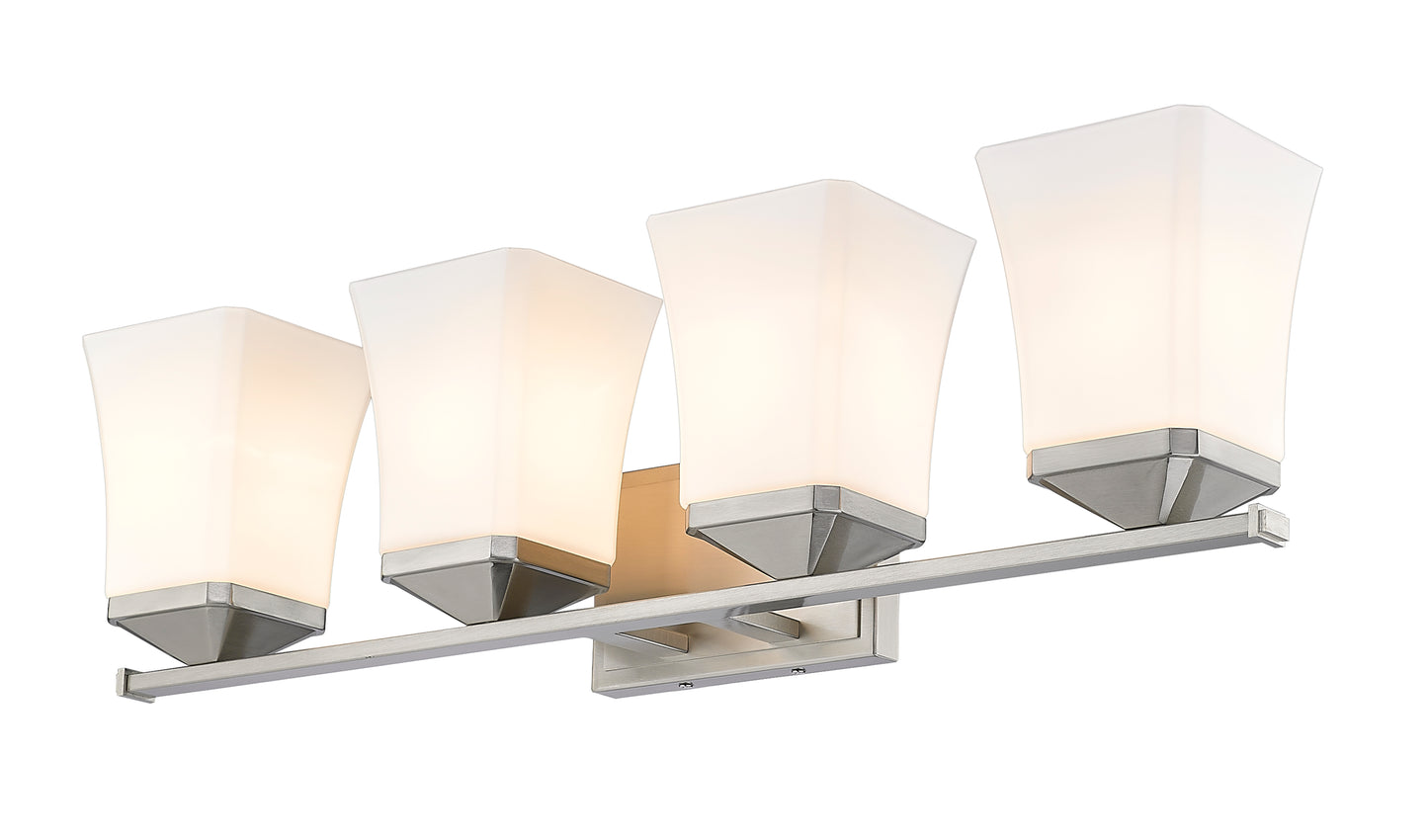 1939-4V-BN - Darcy 4 Light 28" Vanity - Brushed Nickel