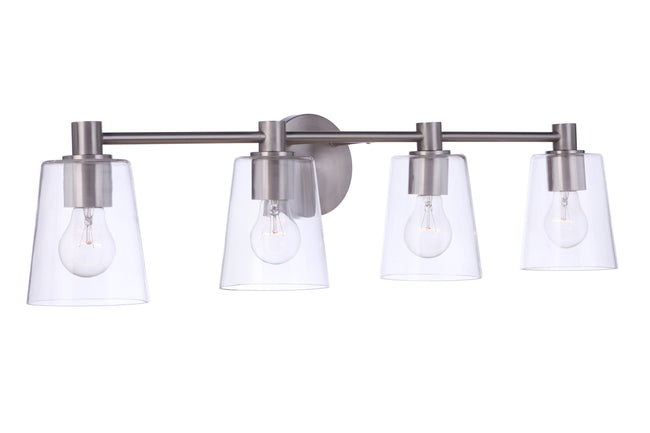 12633BNK4 - Emilio 4 Light 33" Wide Vanity Light - Brushed Nickel