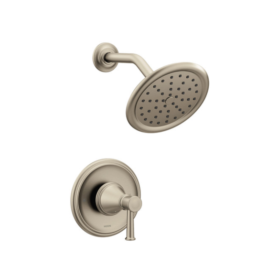 CL123815BN - 8" Shower Arm and Flange - Brushed Nickel