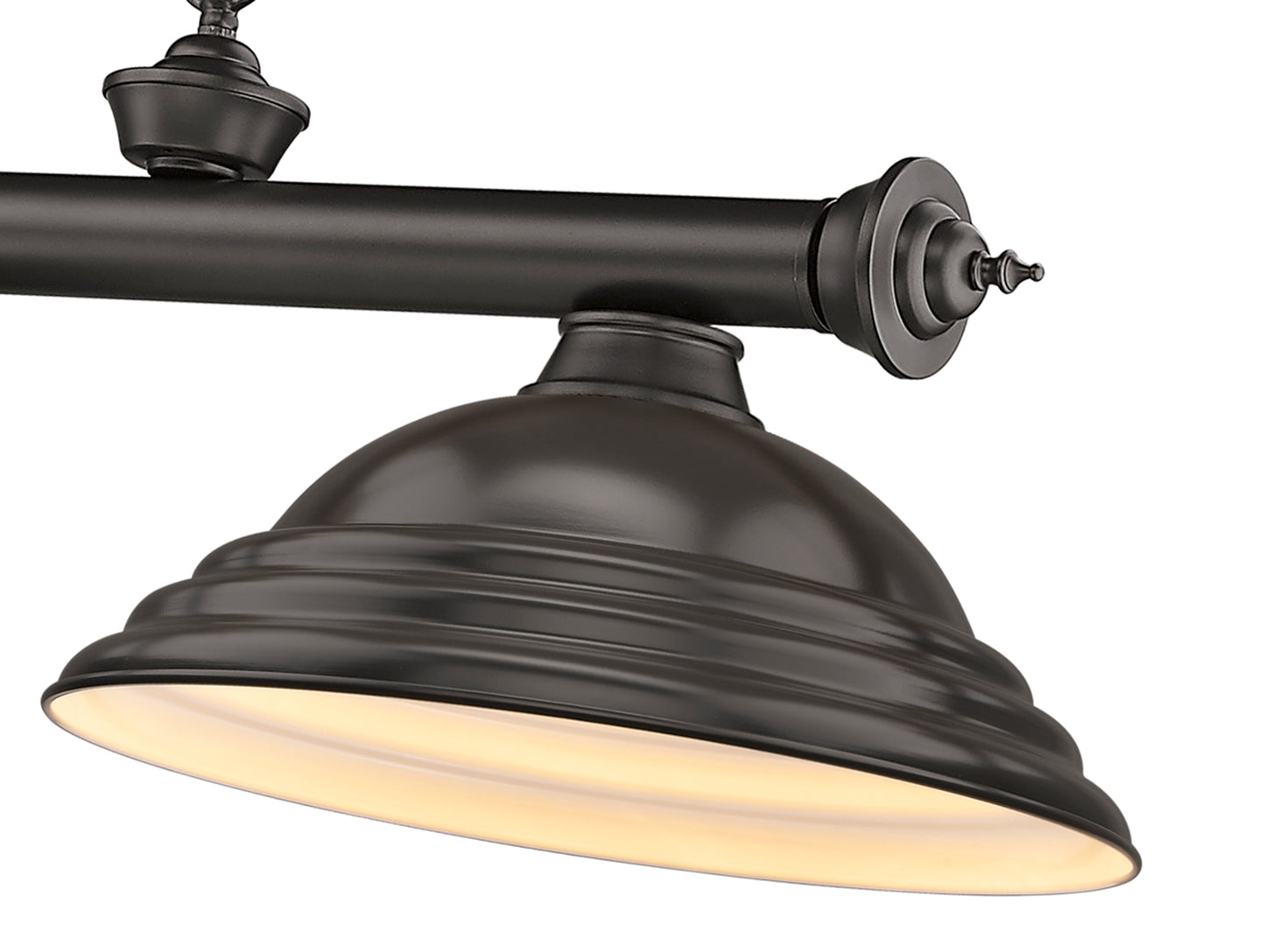 2306-3BRZ-SBRZ - Cordon 3 Light 58" Billiard - Bronze