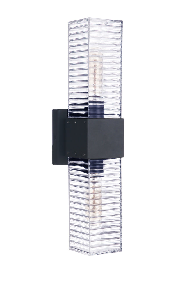 ZA4500-MN - Ridge 2 Light 18" High Outdoor Wall Lantern - Midnight