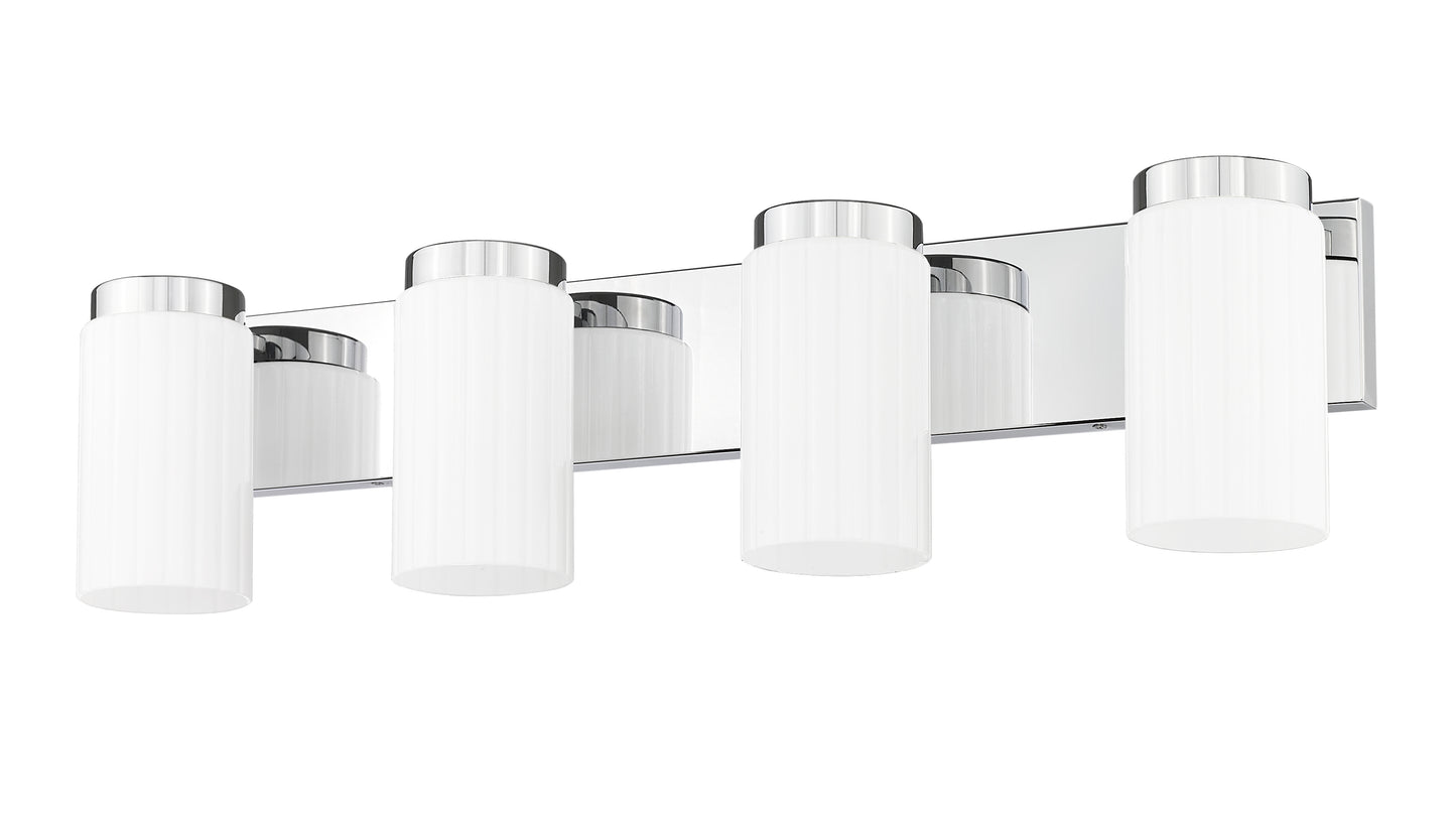 746-4V-CH - Burk 4 Light 30" Vanity - Chrome
