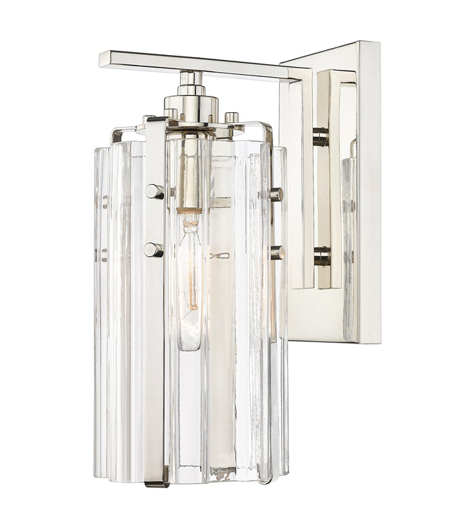 3036-1S-PN - Alverton 1 Light Wall 12" Sconce - Polished Nickel