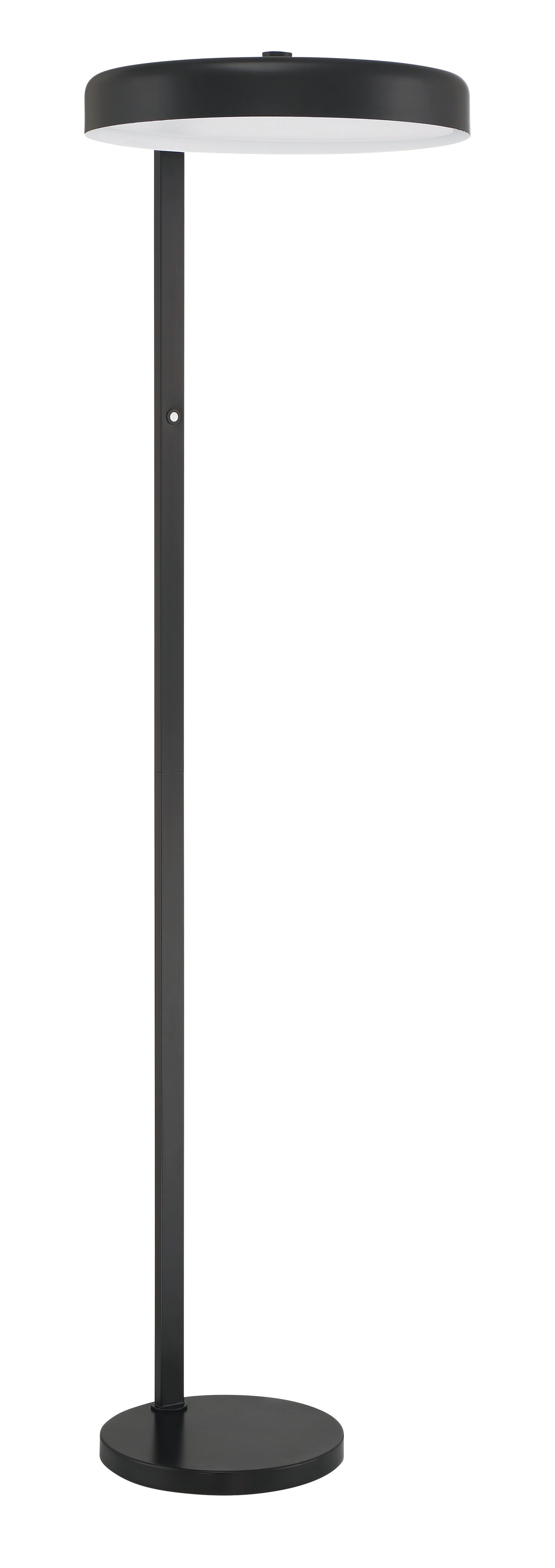 87025FB-F - Keeva 1 Light 57" High Floor Lamp - Flat Black