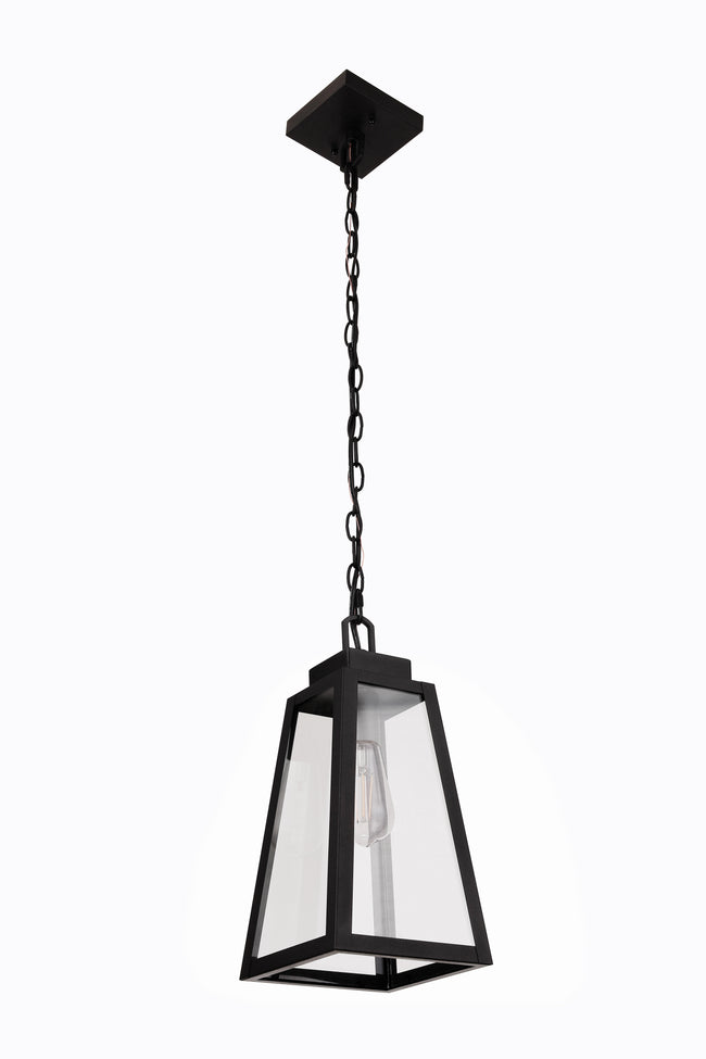 ZA6911-TB - Sorano 1 Light 7.25" Wide Outdoor Pendant - Textured Black