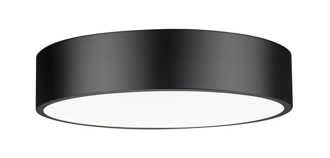 1017F20-MB-LED - Coronado 1 Light Flush 20" Mount - Matte Black