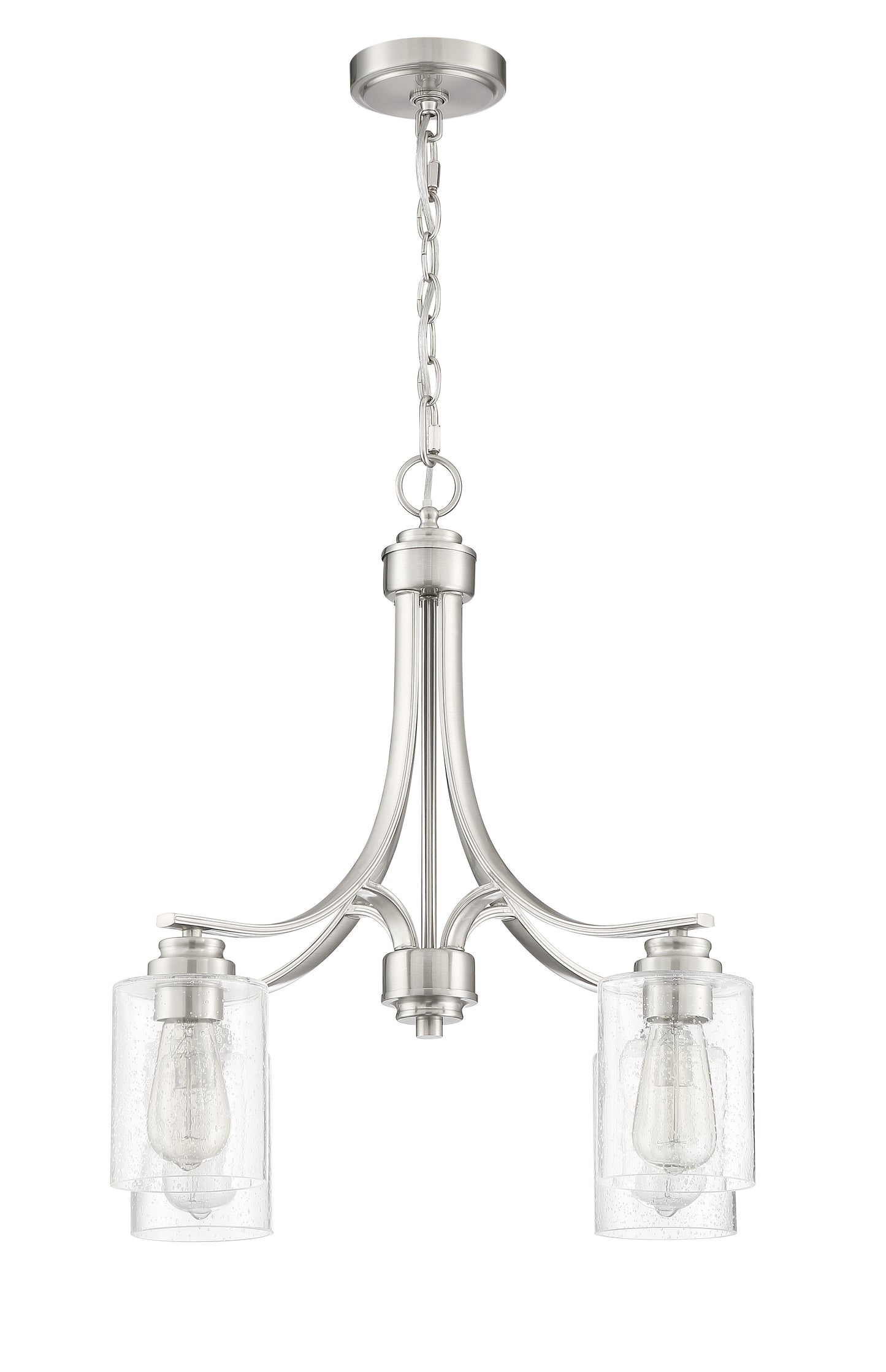 50524-BNK - Bolden 4 Light 23" Wide Chandelier - Brushed Nickel