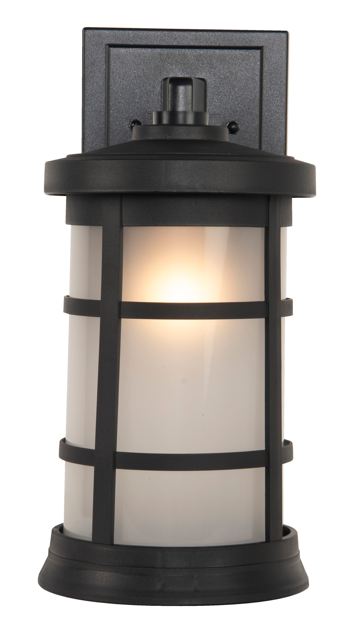 ZA2314-TB - Resilience Lanterns 1 Light 15" High Outdoor Wall Lantern - Textured Black