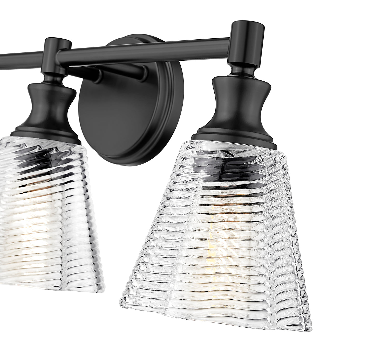 7704-3V-MB - Auden 3 Light 24" Vanity - Matte Black