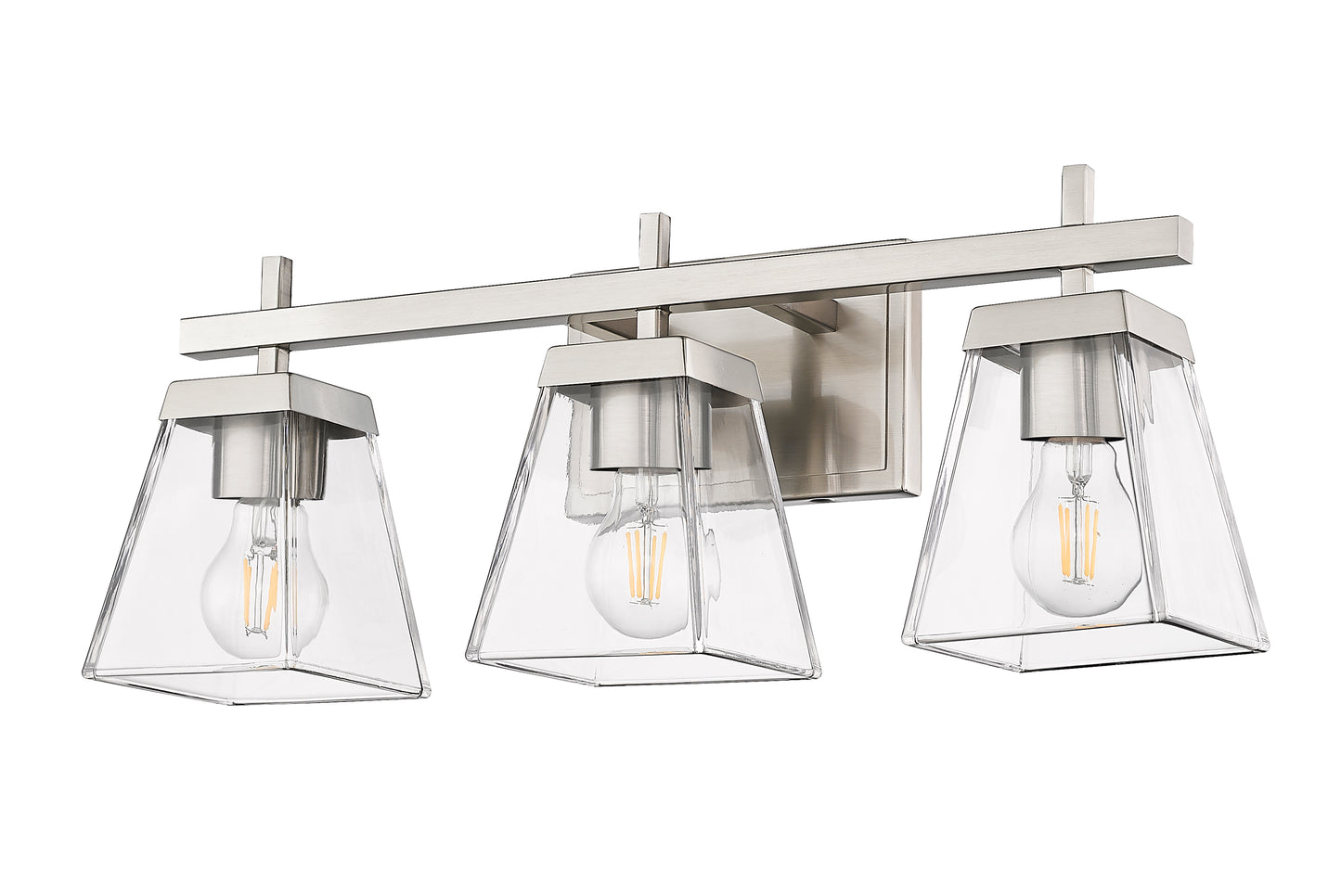 819-3V-BN - Lauren 3 Light 22" Vanity - Brushed Nickel