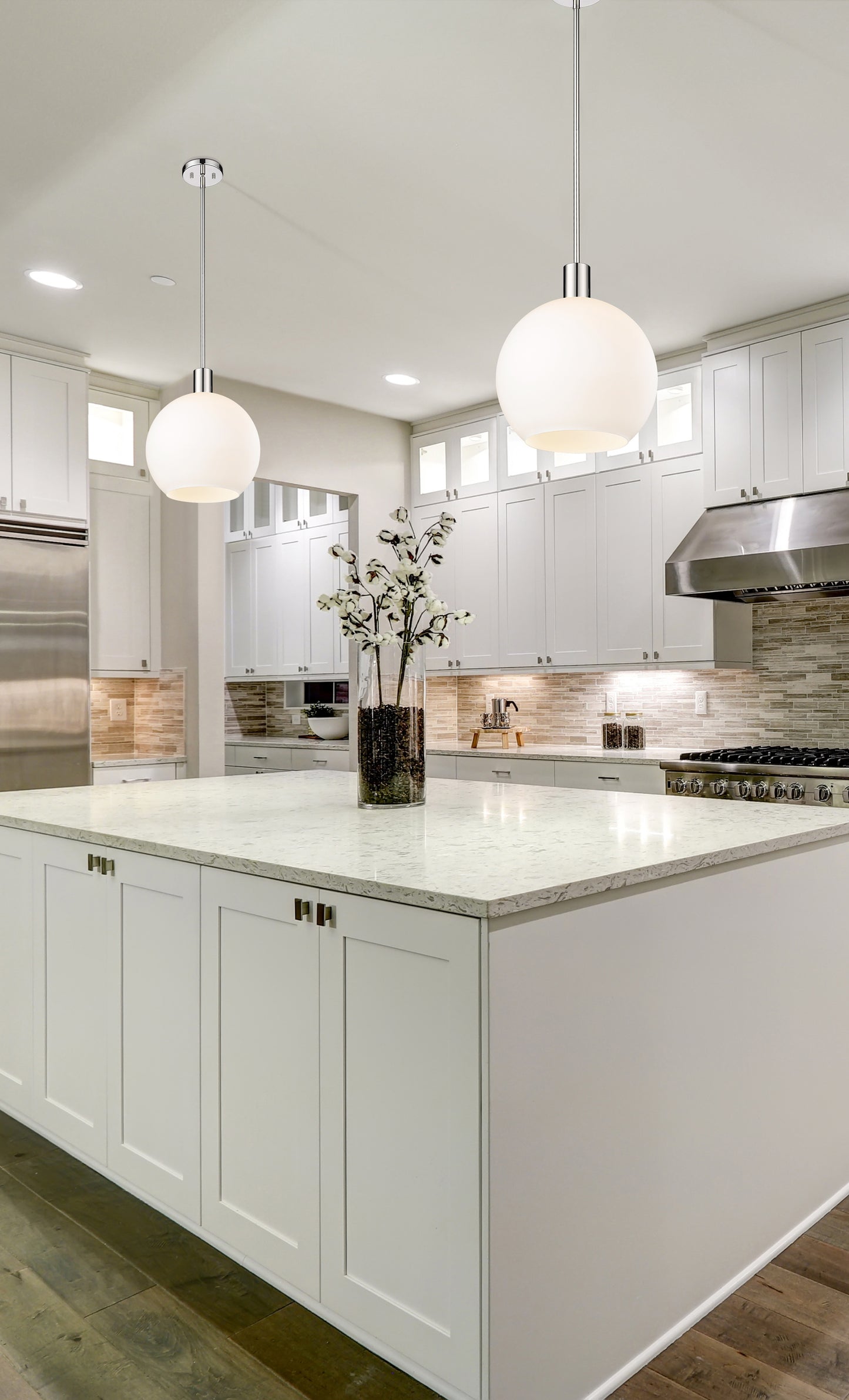 7500P14-PN - Margo 1 Light 14" Pendant - Polished Nickel