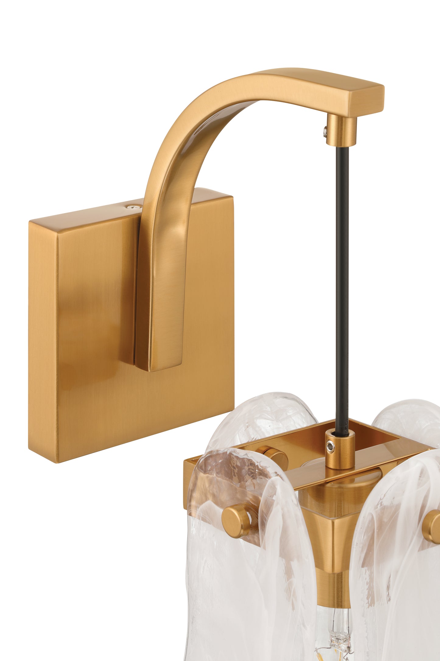59961-SB - Angela 1 Light 17" High Wall Sconce - Satin Brass