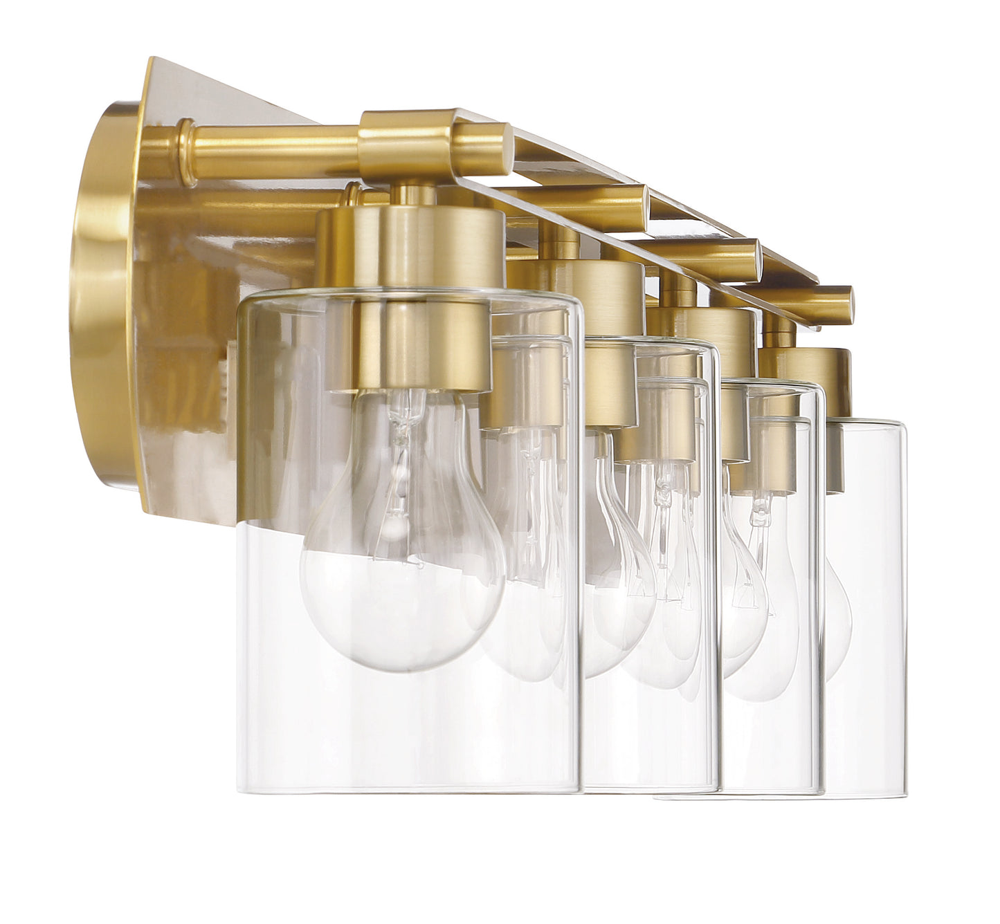 17631SB4 - Hendrix 4 Light 31" Wide Vanity Light - Satin Brass