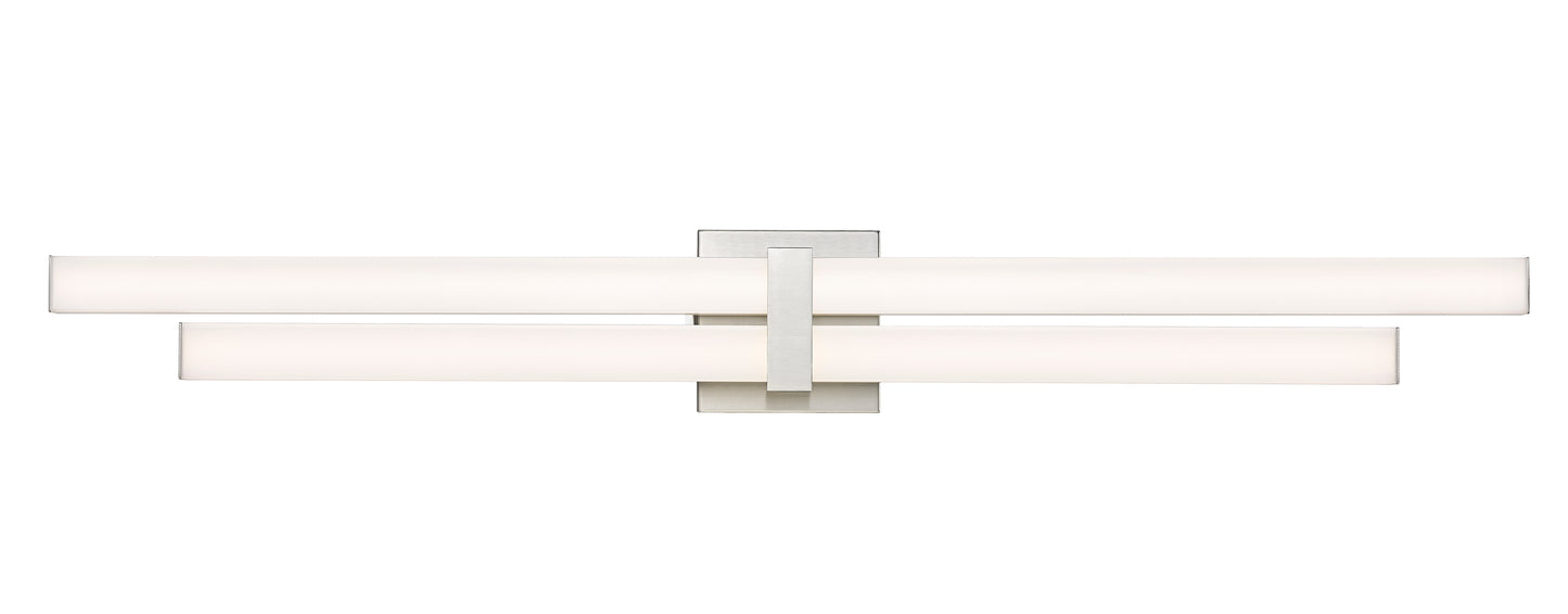1008-40W-BN-LED - Zane 2 Light 40" Vanity - Brushed Nickel