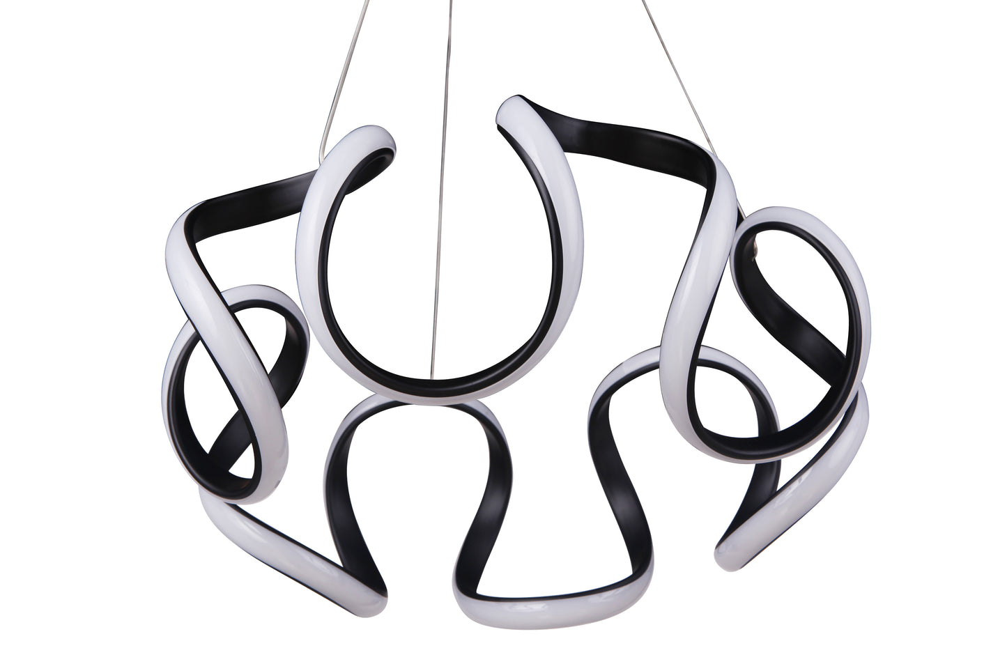 55790-FB-LED - Pulse 1 Light 18" Wide Pendant - Flat Black