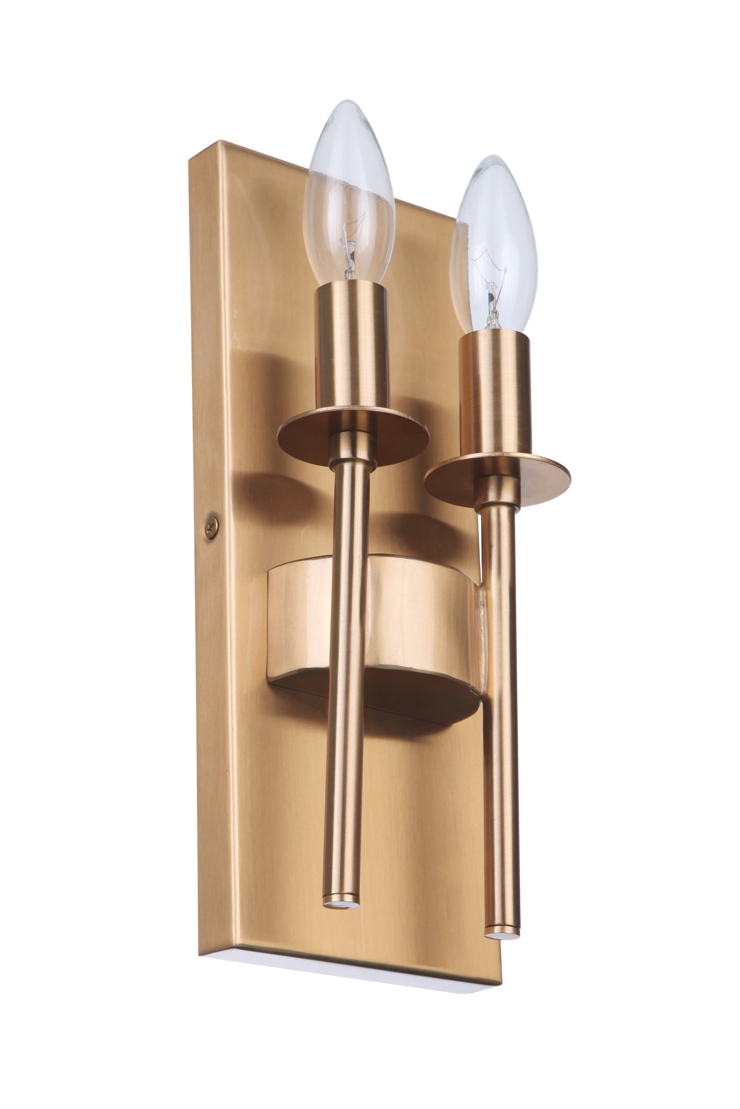 54362-SB - Larrson 2 Light 11" High Wall Sconce - Satin Brass