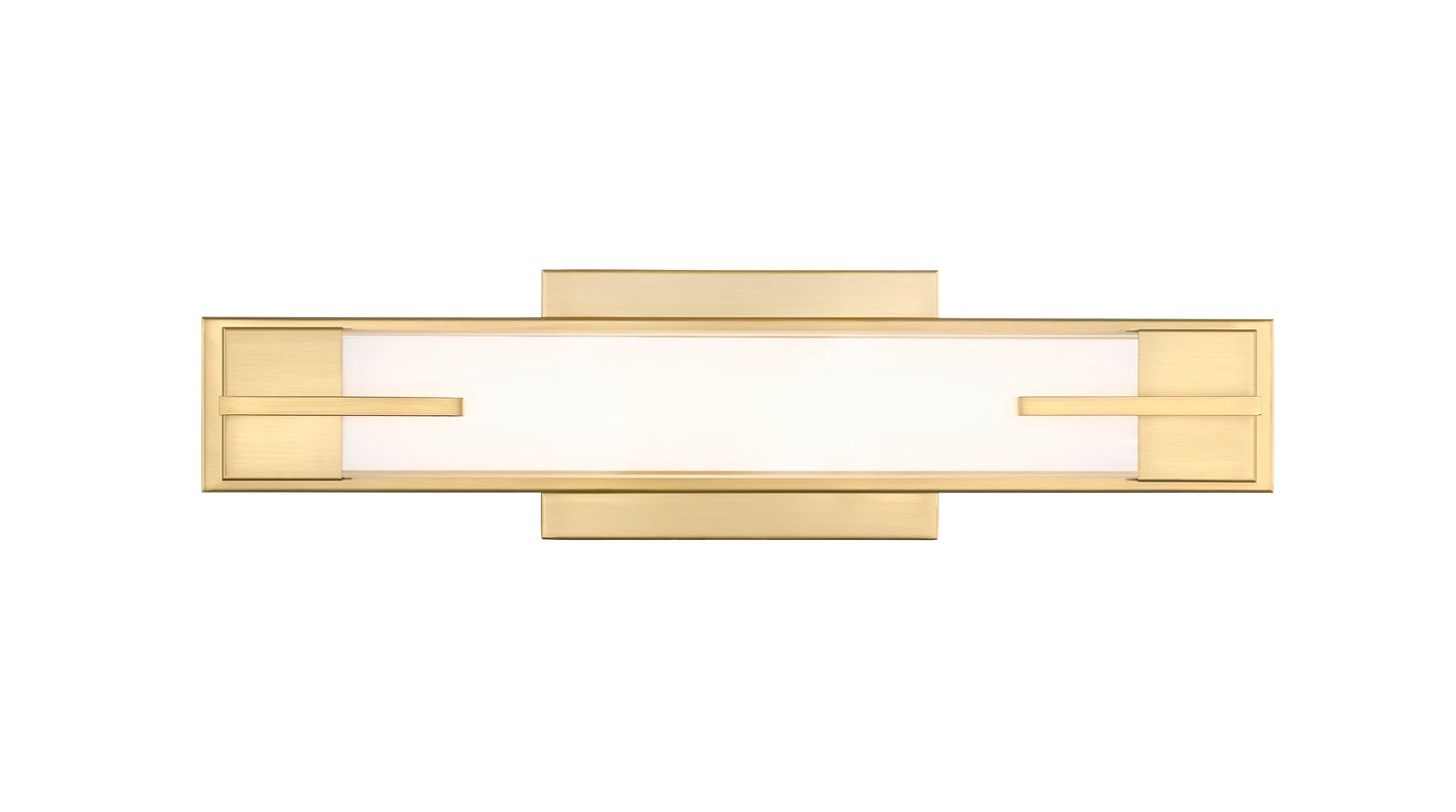 4100-18W-MGLD-LED - Chase 1 Light 18" Vanity - Modern Gold