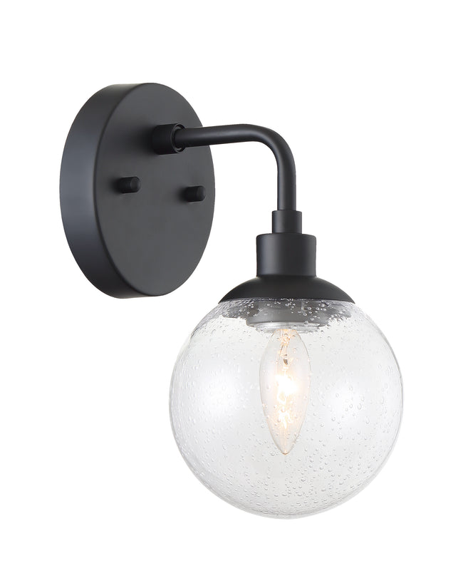 53301-FB - Que 1 Light 10.5" High Wall Sconce - Flat Black