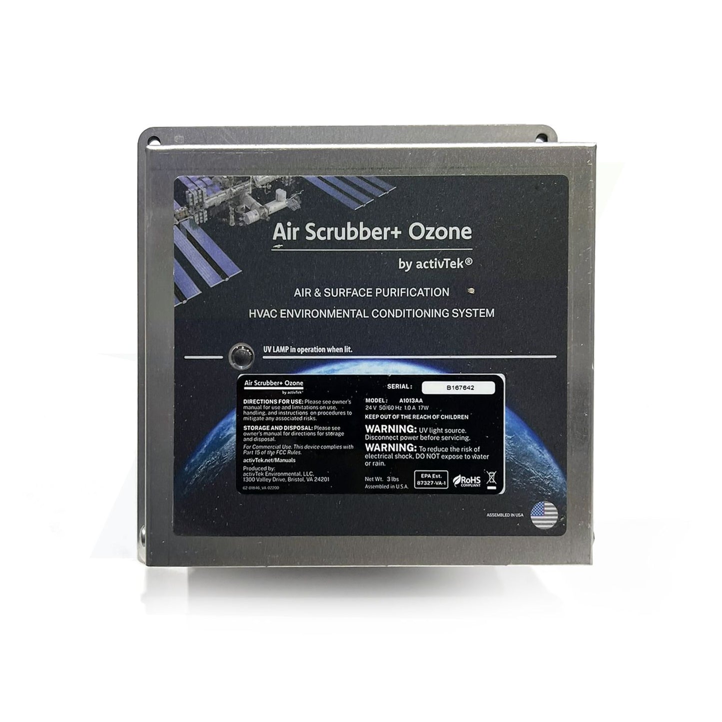 9960051 - Air Scrubber Duct Mounted Surface & Air Purification System