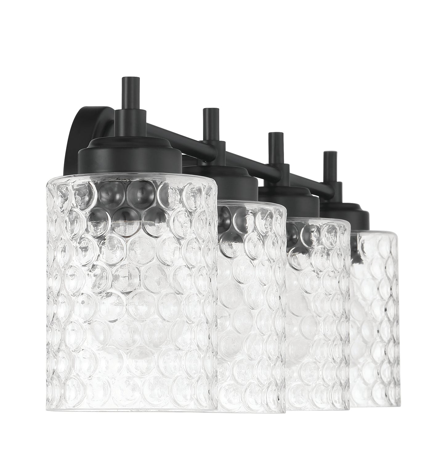 60504-FB - Claire 4 Light 30" Wide Vanity Light - Flat Black