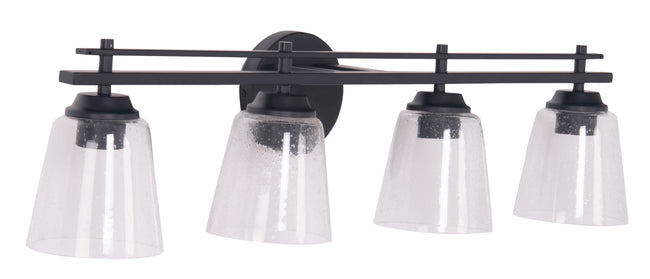 19633FB4 - Drake 4 Light 32" Wide Vanity Light - Flat Black