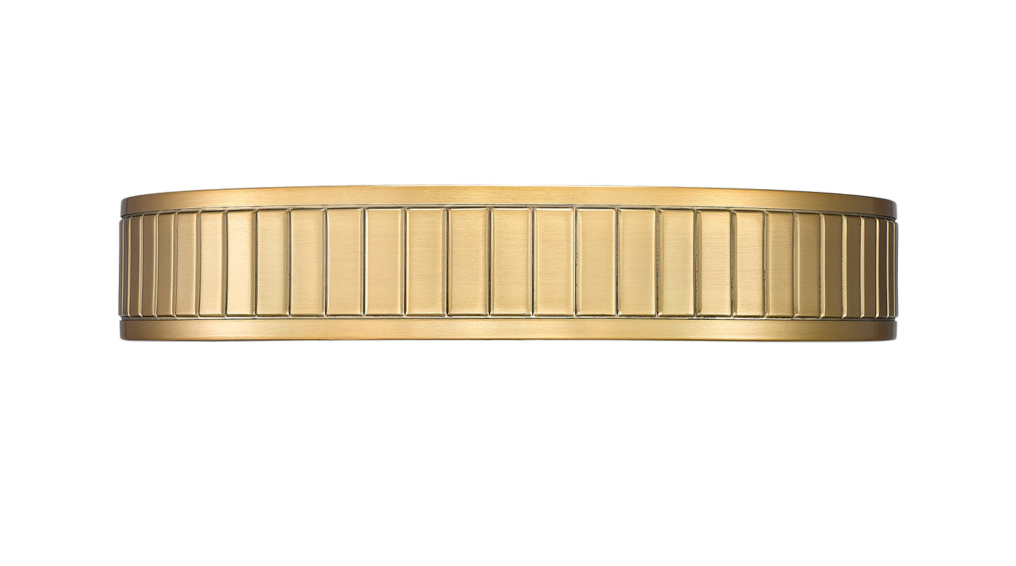 1005F16-MGLD-LED - Madison 1 Light Flush 16" Mount - Modern Gold